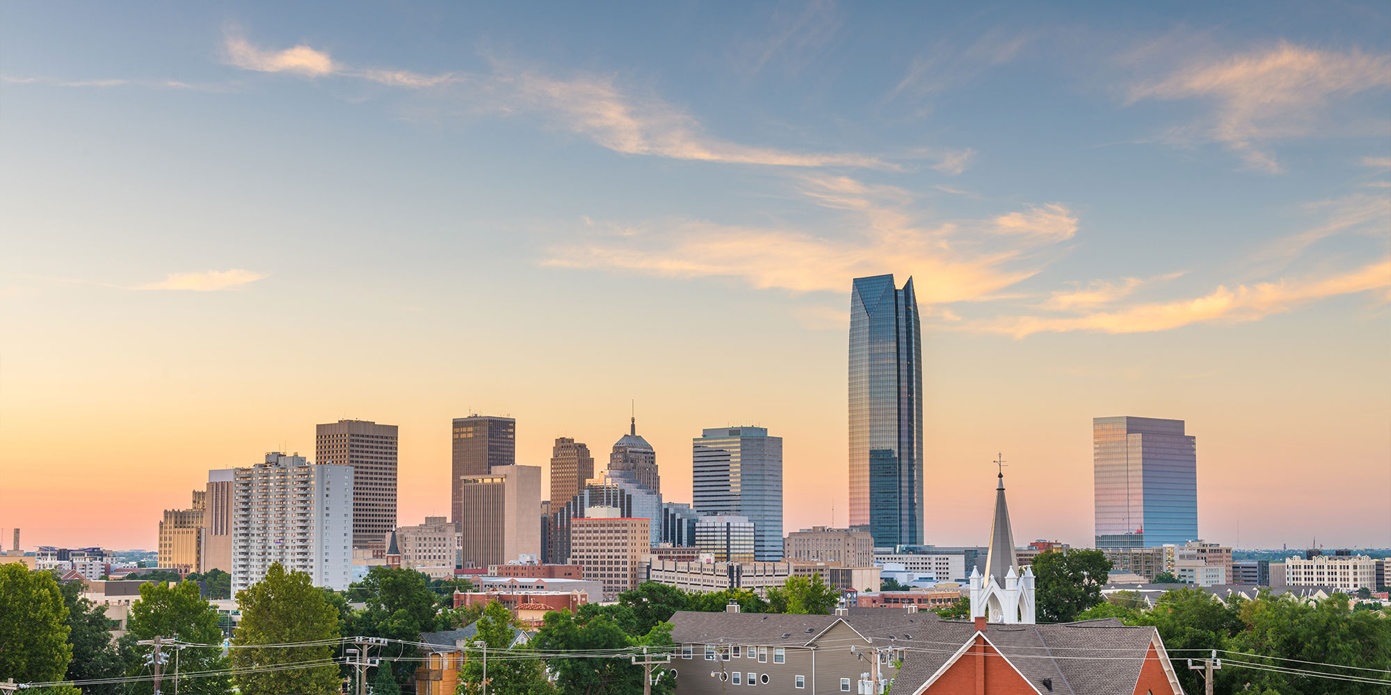 Oklahoma City, Oklahoma, USA Skyline